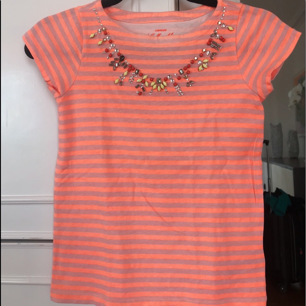 Striped t-shirt with jems